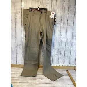 Wrangler Outdoor Men's Straight Fit Pants - 36x32 - Khaki